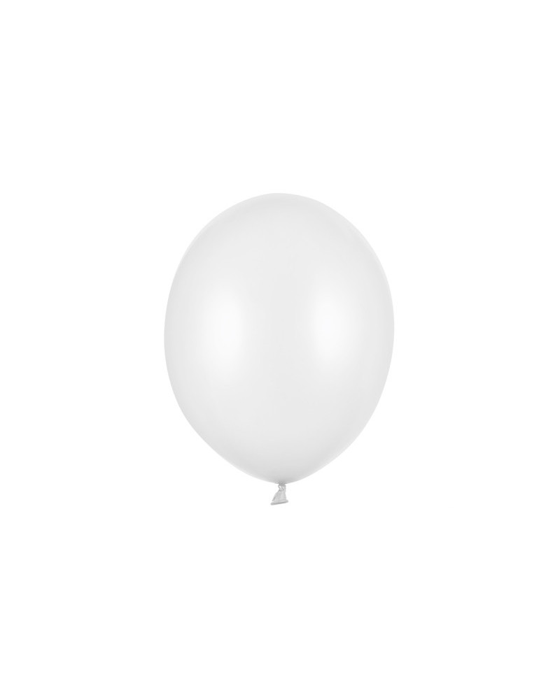 Balony Strong 27cm, Metallic Pure White (1 op. / 10 szt.)