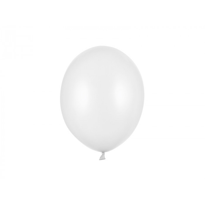 Balony Strong 27cm, Metallic Pure White (1 op. / 50 szt.)