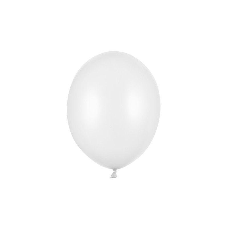 Balony Strong 27cm, Metallic Pure White (1 op. / 50 szt.)