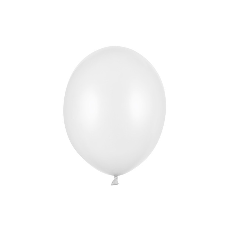 Balony Strong 30cm, Metallic Pure White (1 op. / 50 szt.)