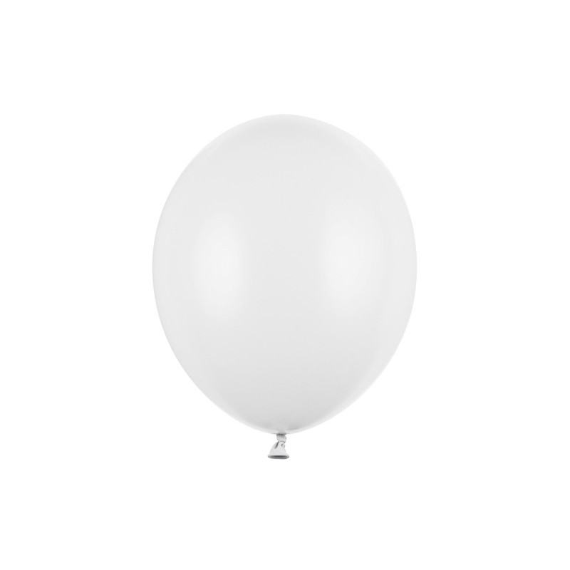 Balony Strong 30cm, Pastel Pure White (1 op. / 50 szt.)