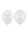 Balony 30 cm, Bride to be, mix (1 op. / 50 szt.)