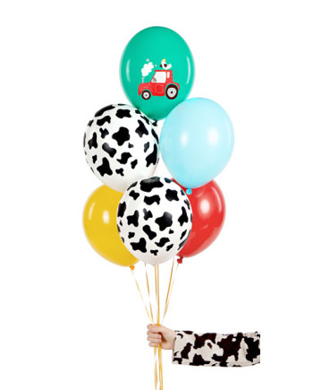 Balony 30 cm, Farma, mix (1 op. / 50 szt.)