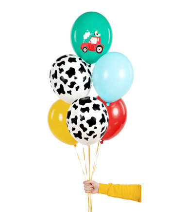 Balony 30 cm, Farma, mix (1 op. / 50 szt.)