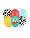 Balony 30 cm, Farma, mix (1 op. / 6 szt.)