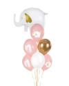 Balony 30 cm, Roczek, Baby pink (1 op. / 6 szt.)