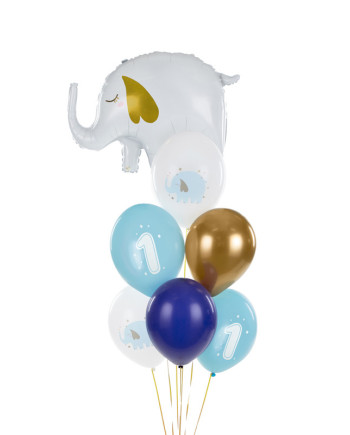 Balony 30 cm, Roczek, Pastel Light Blue (1 op. / 50 szt.)