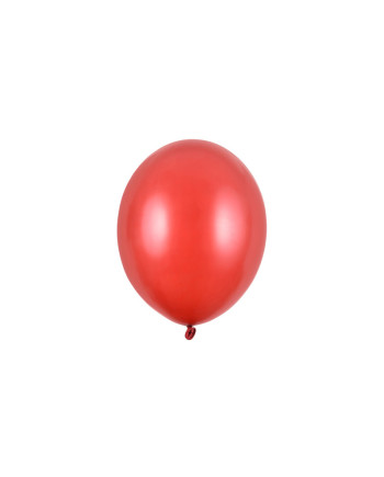 Balony Strong 23cm, Metallic Poppy Red (1 op. / 100 szt.)