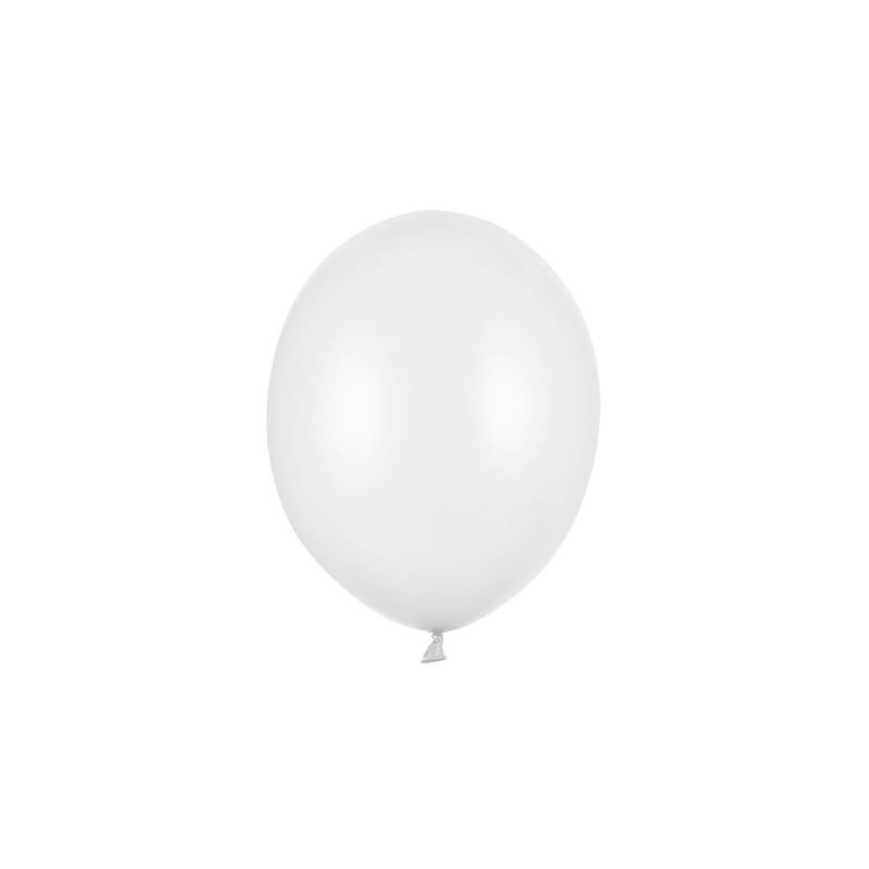 Balony Strong 23cm, Metallic Pure White (1 op. / 100 szt.)