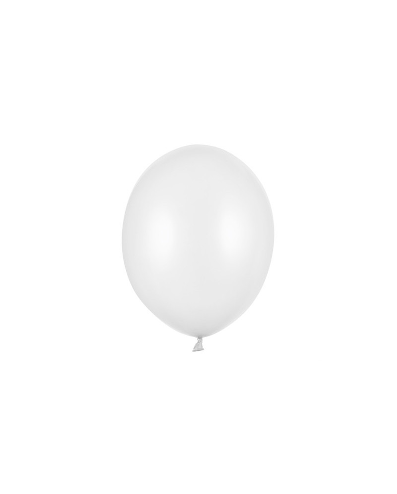 Balony Strong 23cm, Metallic Pure White (1 op. / 100 szt.)