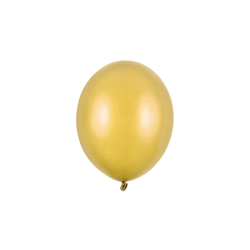 Balony Strong 23cm, Metallic Gold (1 op. / 100 szt.)