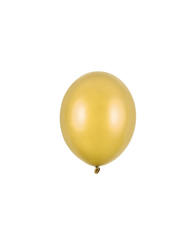 Balony Strong 23cm, Metallic Gold (1 op. / 100 szt.)